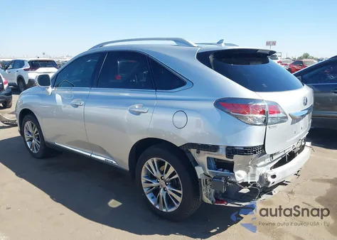 2013 Lexus Rx 450H z USA, uszkodzony, nr VIN JTJBC1BAXD2058586